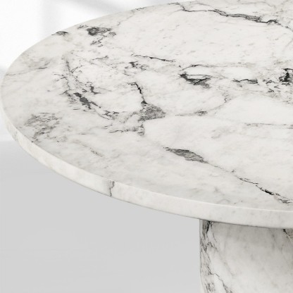 Vitolo Carved Round Dining Table-Fullstarlighting