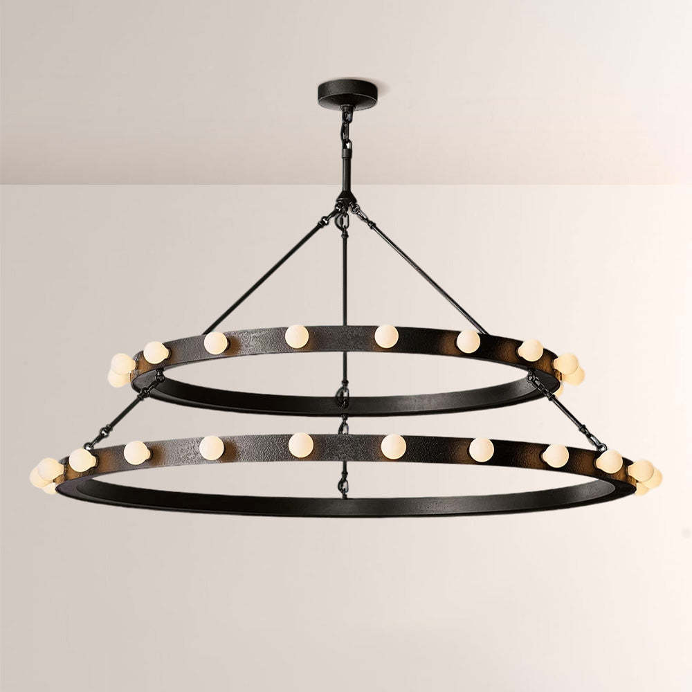 Viremont 2-Tier Round Chandelier,Chandelier For Living Room,Bedroom