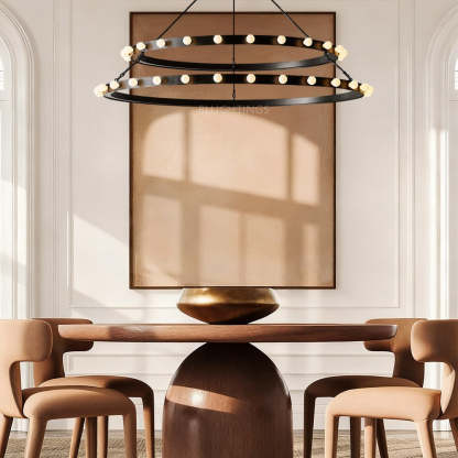Vitza Round Two Tiered Chandelier-Fullstarlighting