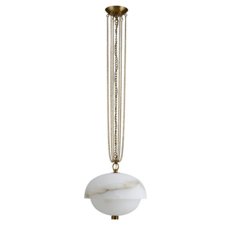 Volterra Alabaster LED Pendant 17”-Fullstarlighting