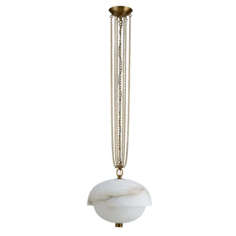Volterra Alabaster LED Pendant 17”-Fullstarlighting