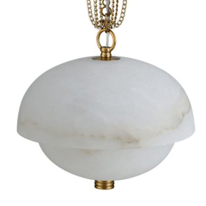 Volterra Alabaster LED Pendant 17”-Fullstarlighting