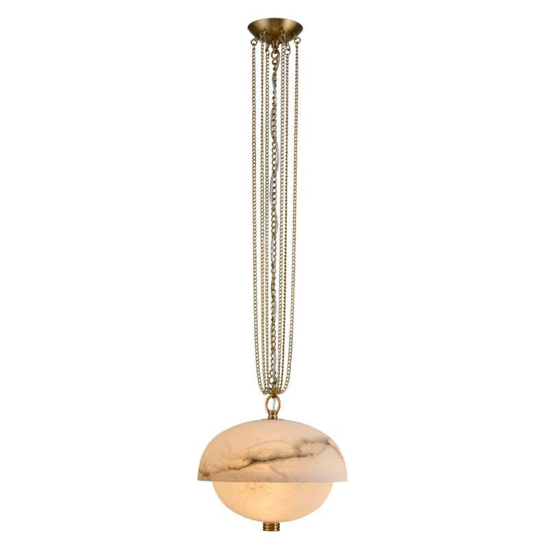 Volterra Alabaster LED Pendant 17”-Fullstarlighting