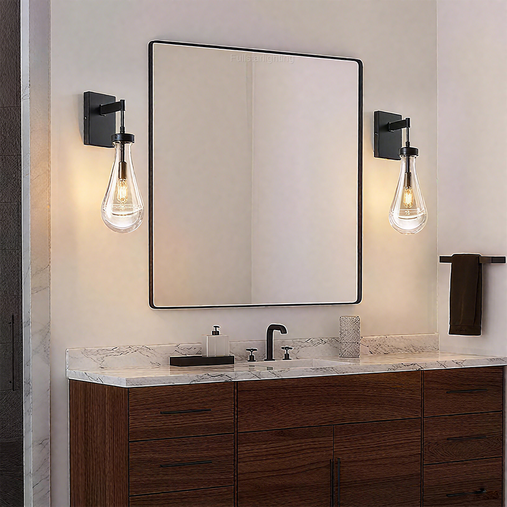 Raindrop Rod Wall Sconce