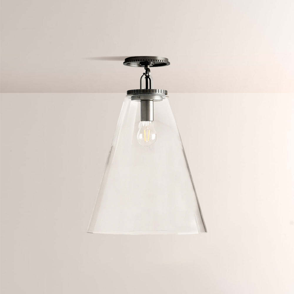 Wescott Cone Flush Mount-Fullstarlighting
