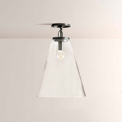 Wescott Cone Flush Mount-Fullstarlighting