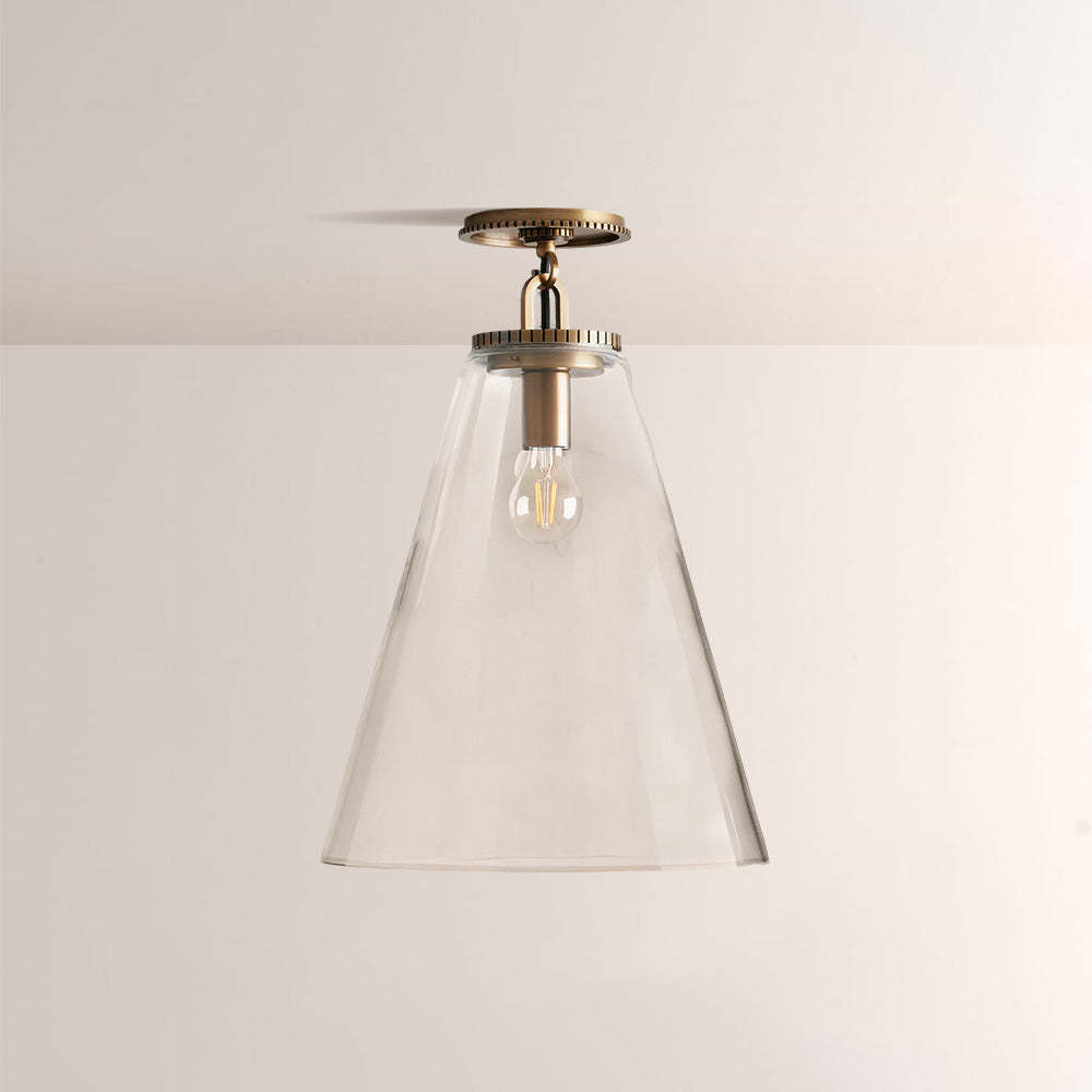 Wescott Cone Flush Mount-Fullstarlighting