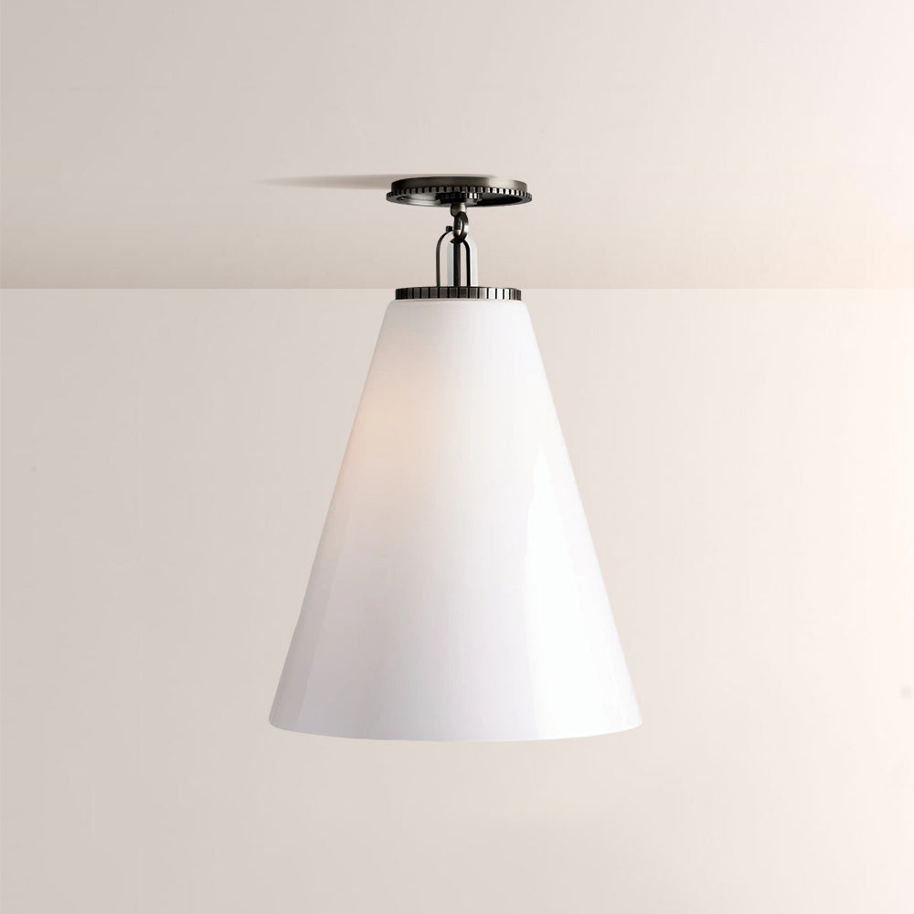 Wescott Cone Flush Mount-Fullstarlighting