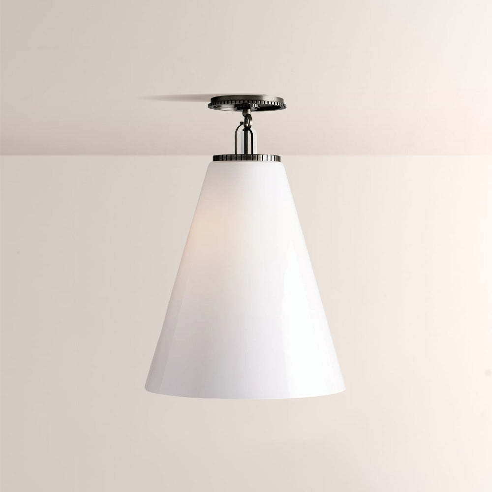 Wescott Cone Flush Mount-Fullstarlighting