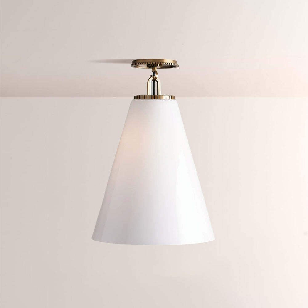 Wescott Cone Flush Mount-Fullstarlighting
