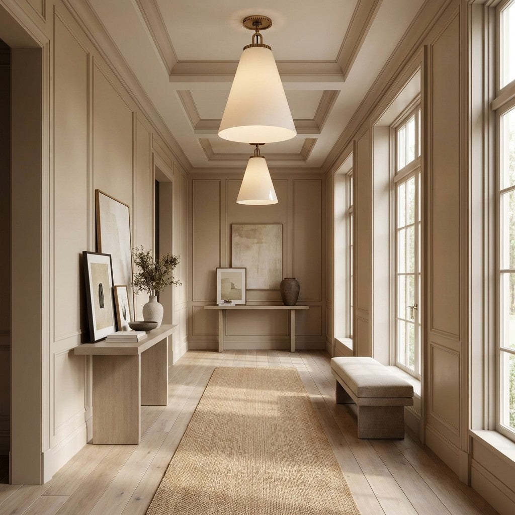 Wescott Cone Flush Mount-Fullstarlighting