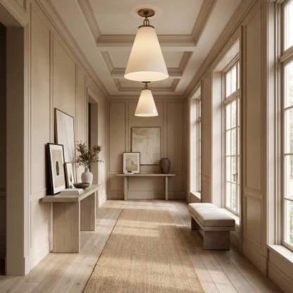 Wescott Cone Flush Mount-Fullstarlighting