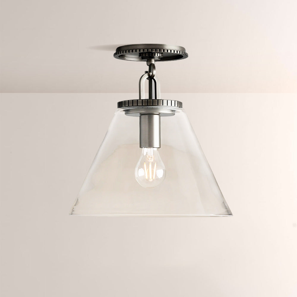 Wescott Cone Flush Mount-Fullstarlighting
