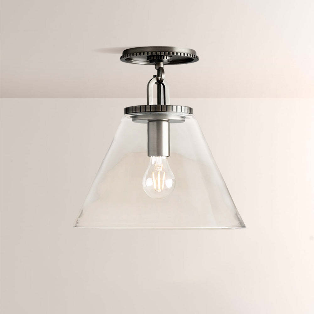 Wescott Cone Flush Mount-Fullstarlighting