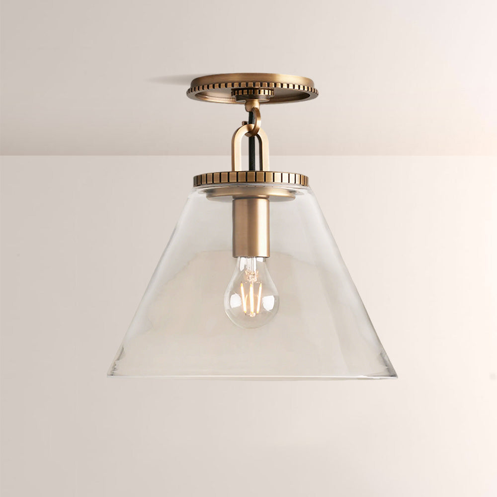 Wescott Cone Flush Mount-Fullstarlighting