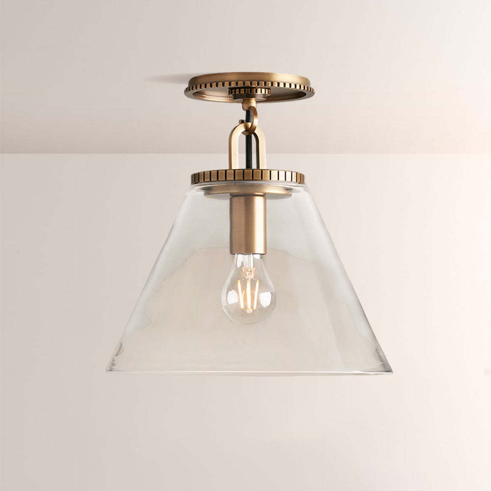 Wescott Cone Flush Mount-Fullstarlighting