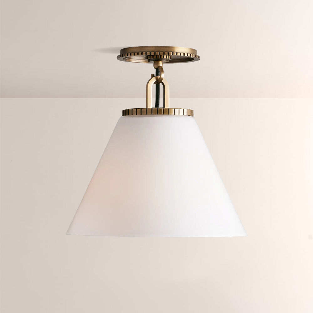 Wescott Cone Flush Mount-Fullstarlighting