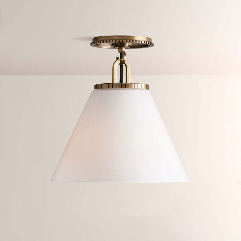 Wescott Cone Flush Mount-Fullstarlighting