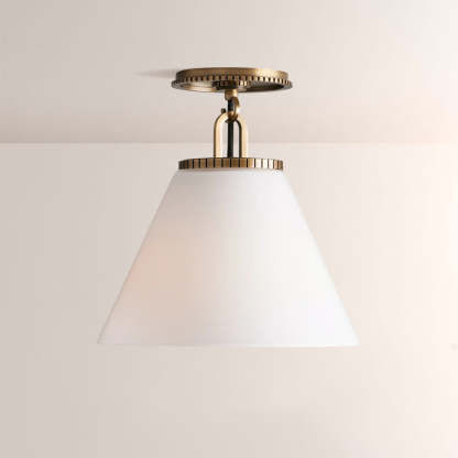 Wescott Cone Flush Mount-Fullstarlighting