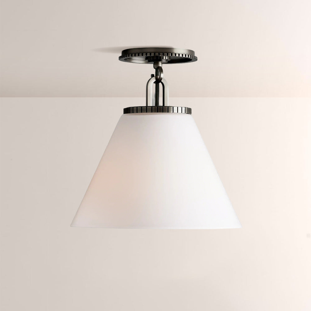 Wescott Cone Flush Mount-Fullstarlighting