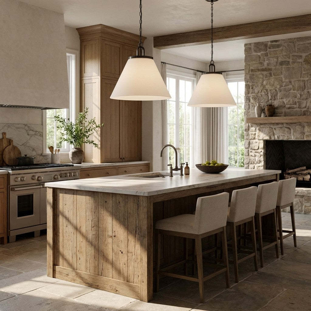 Wescott Cone Flush Mount-Fullstarlighting