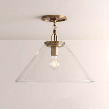 Wescott Cone Flush Mount-Fullstarlighting