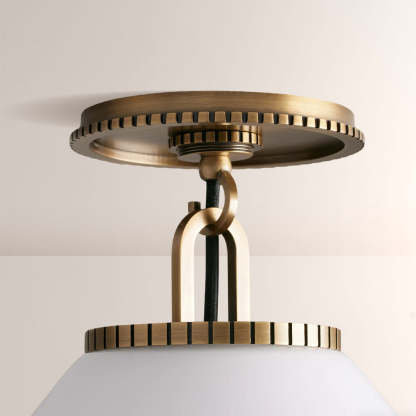 Wescott Cone Flush Mount-Fullstarlighting