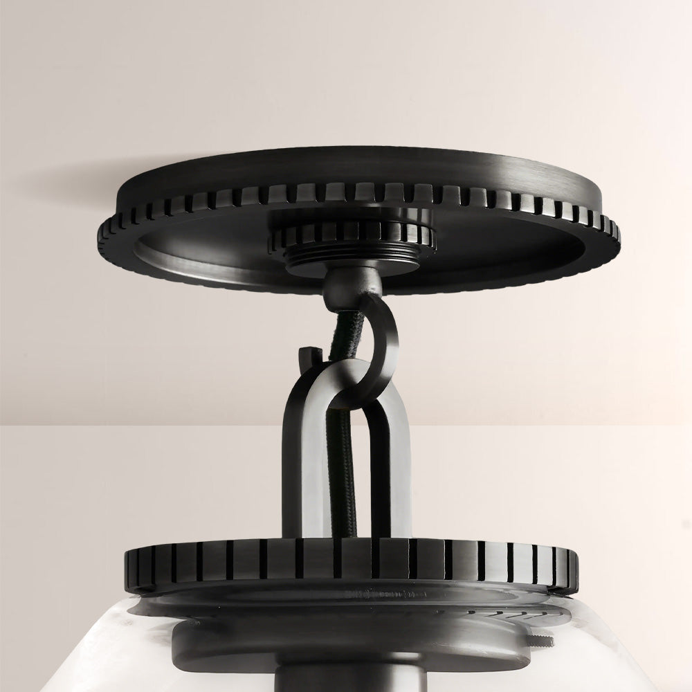 Wescott Cone Flush Mount-Fullstarlighting