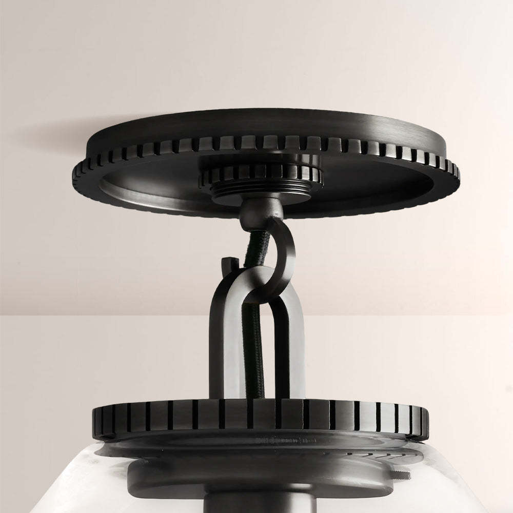 Wescott Cone Flush Mount-Fullstarlighting