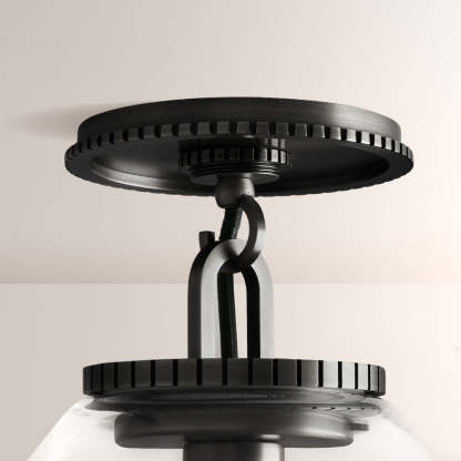 Wescott Cone Flush Mount-Fullstarlighting