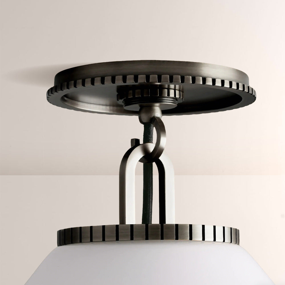 Wescott Cone Flush Mount-Fullstarlighting