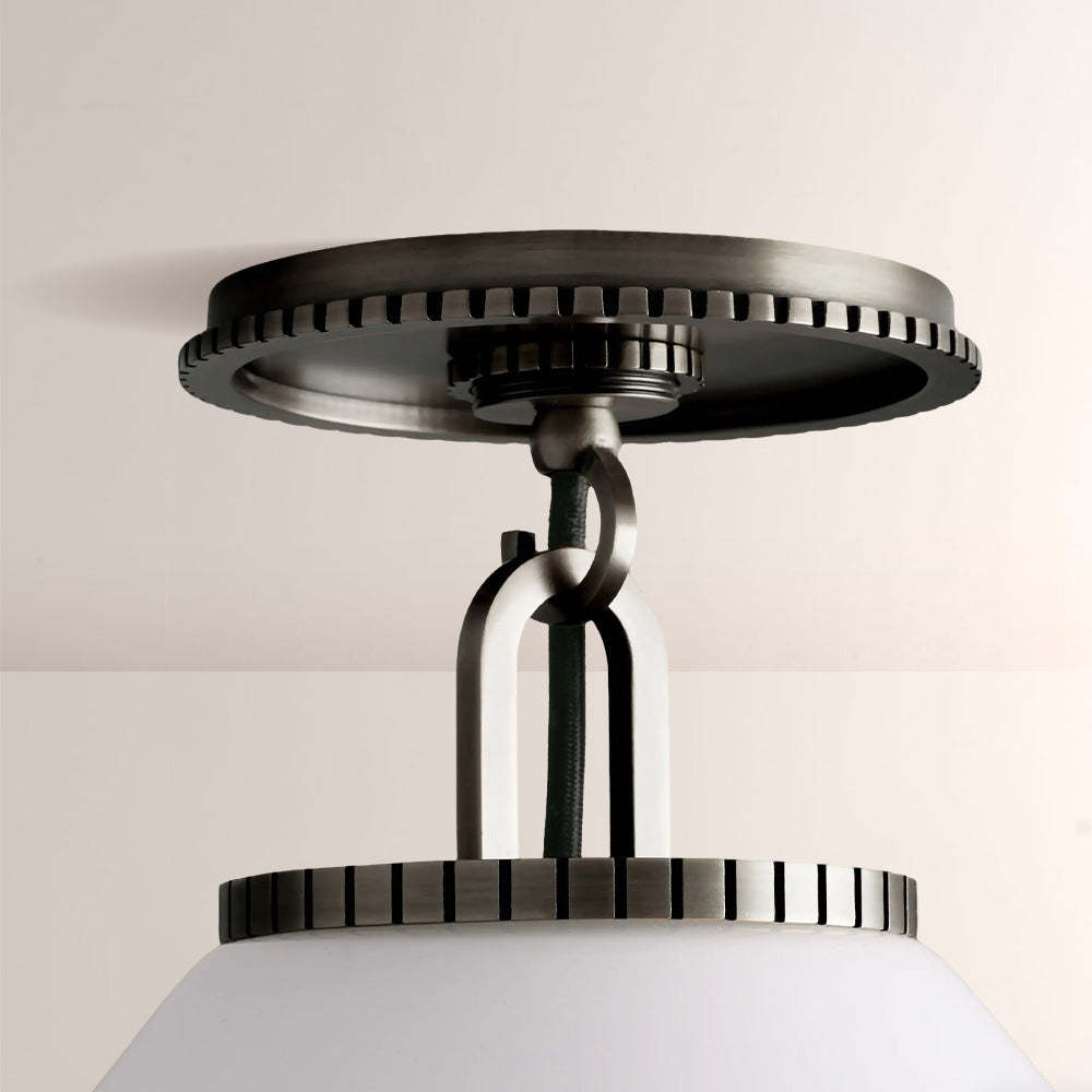 Wescott Cone Flush Mount-Fullstarlighting