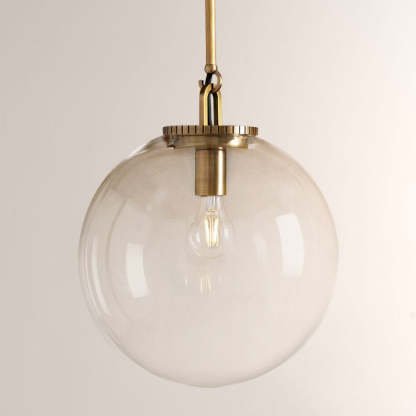 Wescott Globe Pendant with Rod