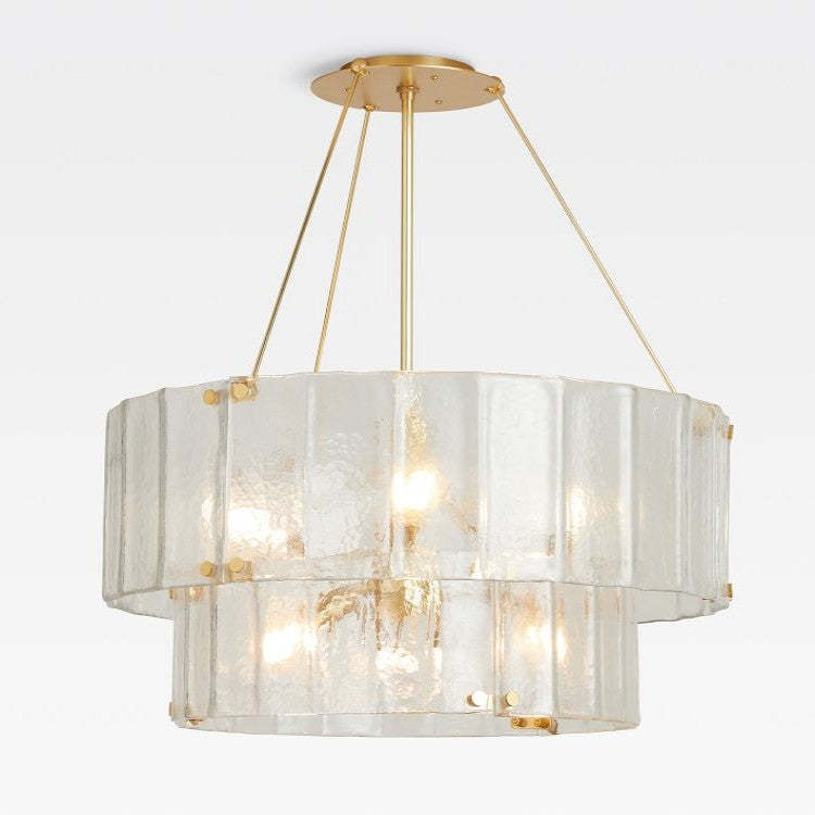 Willamette 2 Tier Crystal Chandelier,Modern Living Room Chandeliers