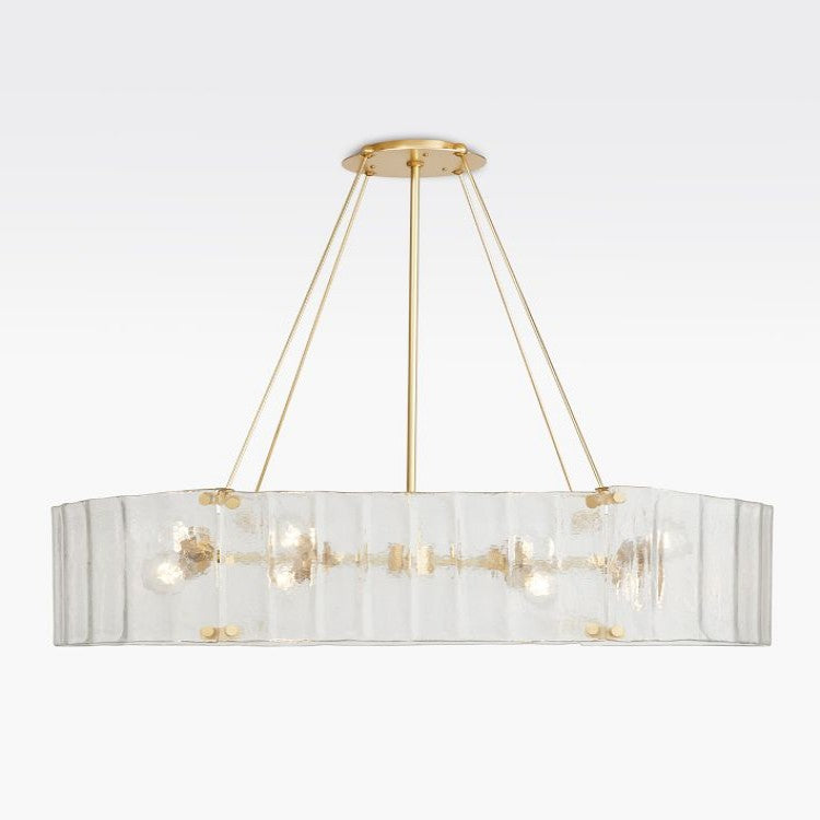 Willamette Oval Crystal Chandelier 48"