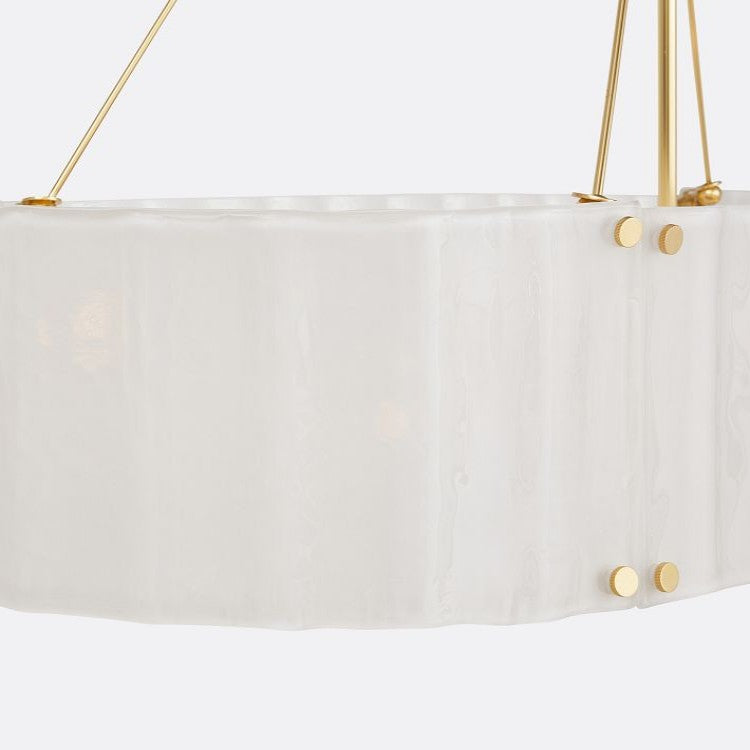 Willamette Oval Crystal Chandelier 60"
