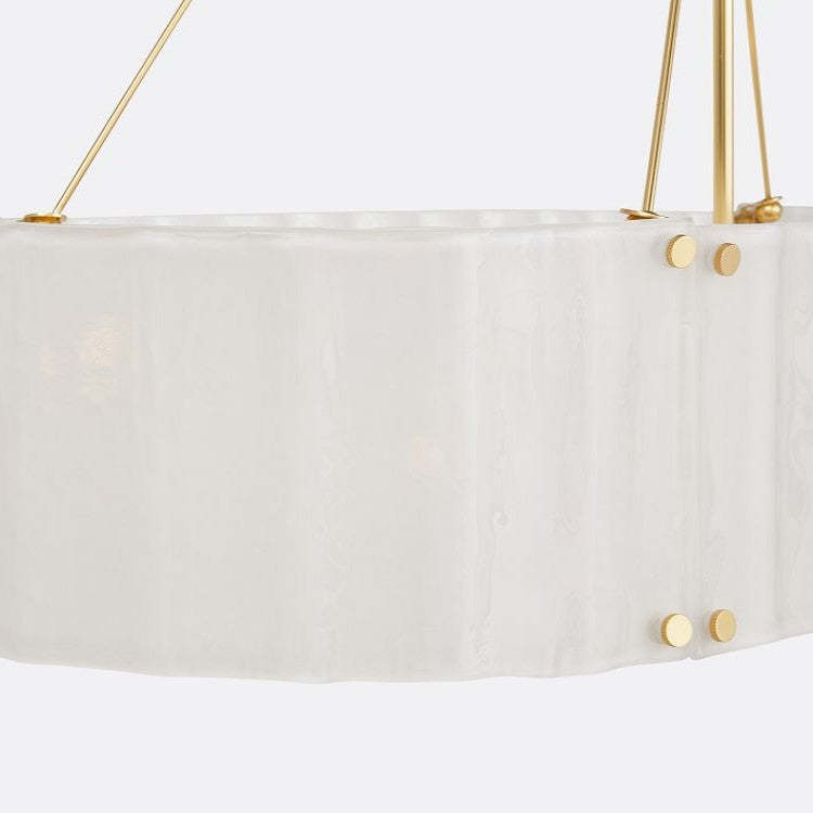 Willamette Oval Crystal Chandelier 60"