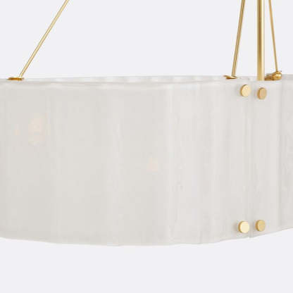 Willamette Oval Crystal Chandelier 60"