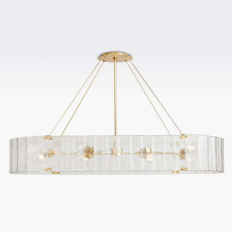 Willamette Oval Crystal Chandelier 60",REJUVENATION Willamette Light