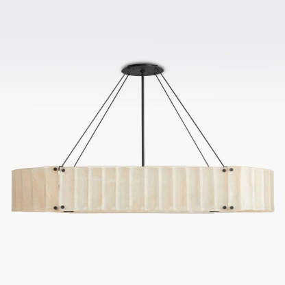 Willamette Oval Crystal Chandelier 60"