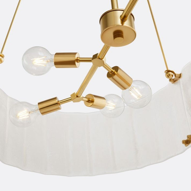 Willamette Oval Crystal Chandelier 60"