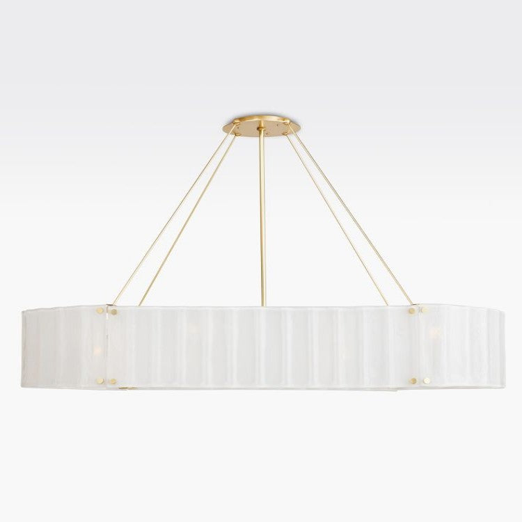 Willamette Oval Crystal Chandelier 60"