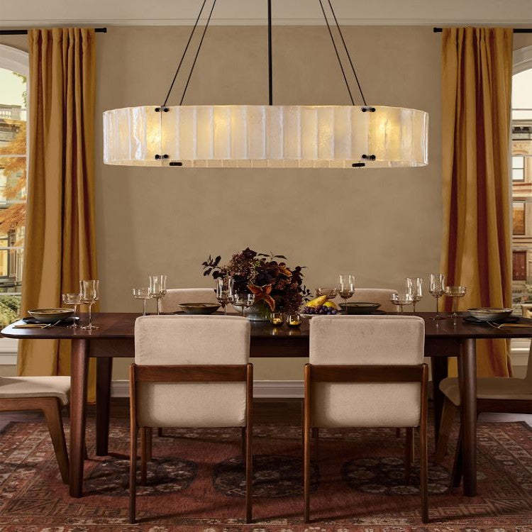 Willamette Oval Crystal Chandelier 60"