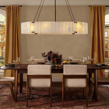 Willamette Oval Crystal Chandelier 60"