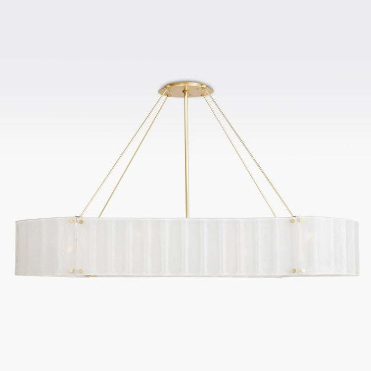 Willamette Oval Crystal Chandelier 60"