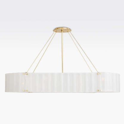 Willamette Oval Crystal Chandelier 60"