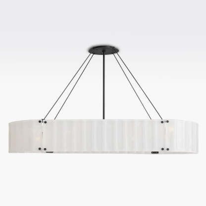 Willamette Oval Crystal Chandelier 60"