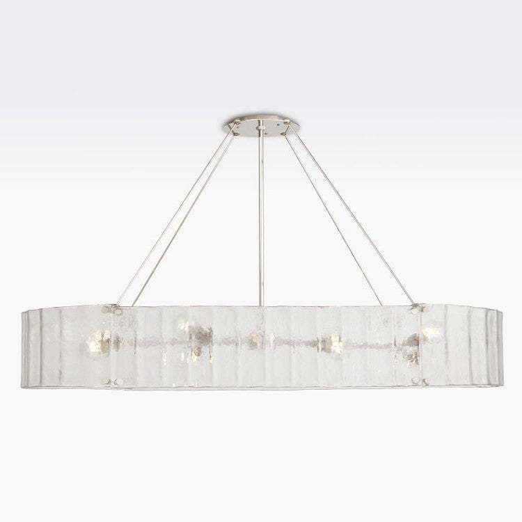 Willamette Oval Crystal Chandelier 60"