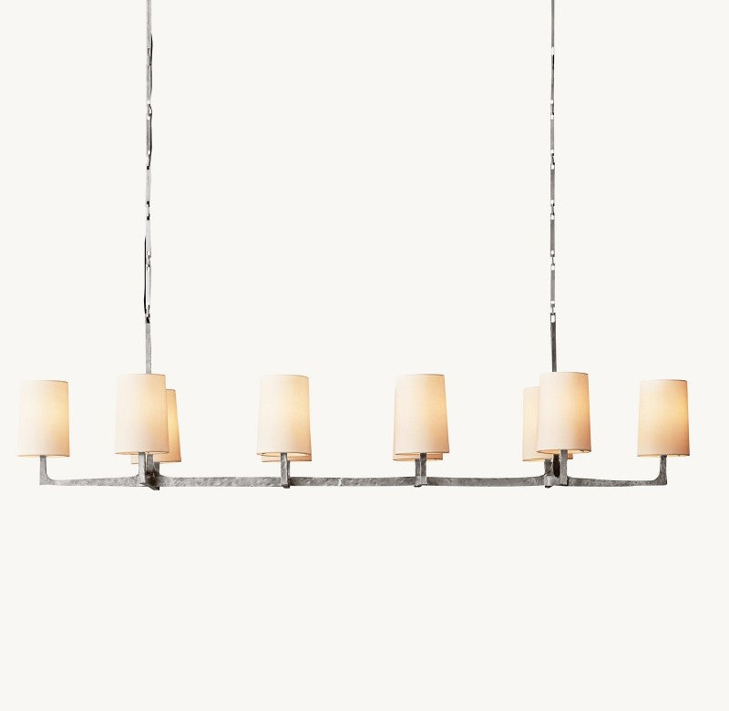 Wright Linear Chandelier 54"L 72"L-Fullstarlighting