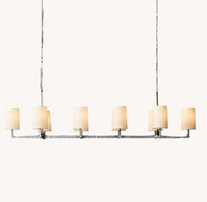 Wright Linear Chandelier 54"L 72"L